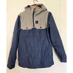 Oakley Coat Mens S Jacket Biozone Blue 10k FN Dry Hooded Skiing Winter